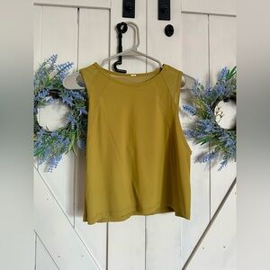 Lululemon sculpt cropped tank top